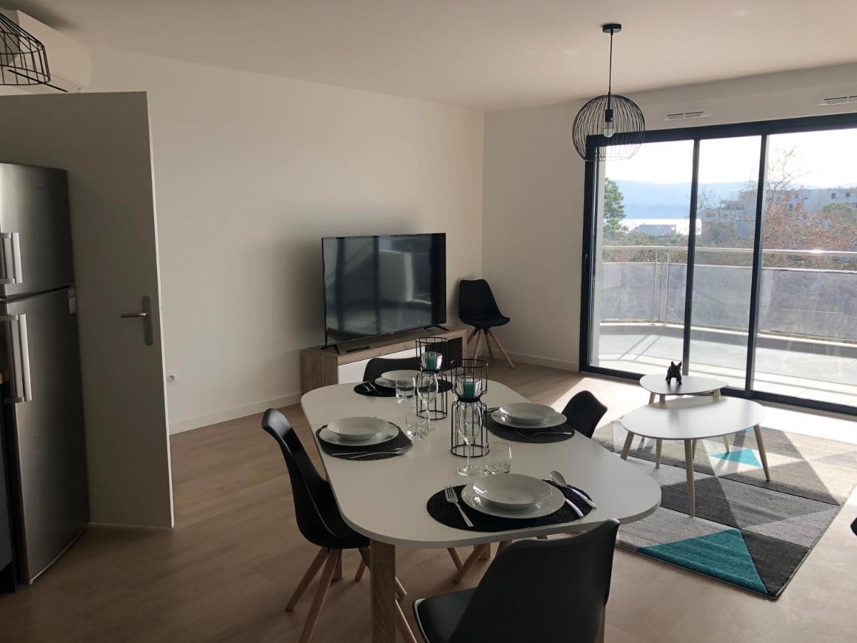 Bel Appartement F3 Vue Sur Le Golfe D'Ajaccio أجاكسيو المظهر الخارجي الصورة